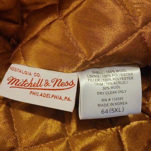 Mitchell & Ness Vintage 2006 Wool NY Yankees Quilted Jacket Men's Size 5… - Picture 9 of 11